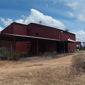 Red Storage building