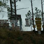 Fence with Signs