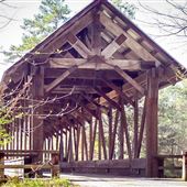 Covered Bridge at the Phillips Camp House