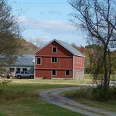 Red Farmhouse in Madison Co.