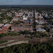 Natchez Downtown - Drone