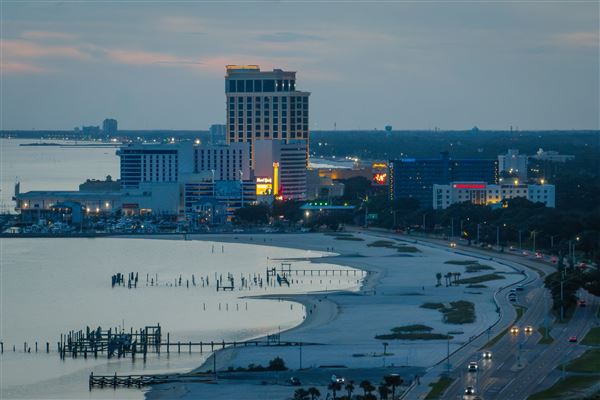 Biloxi Casinos, Baseball Stadium & Mississippi Sound